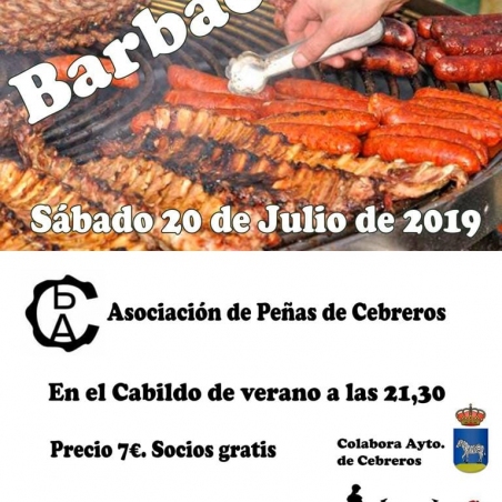 BARBACOA ASOCIACIÓN PEÑAS DE CEBREROS 2019