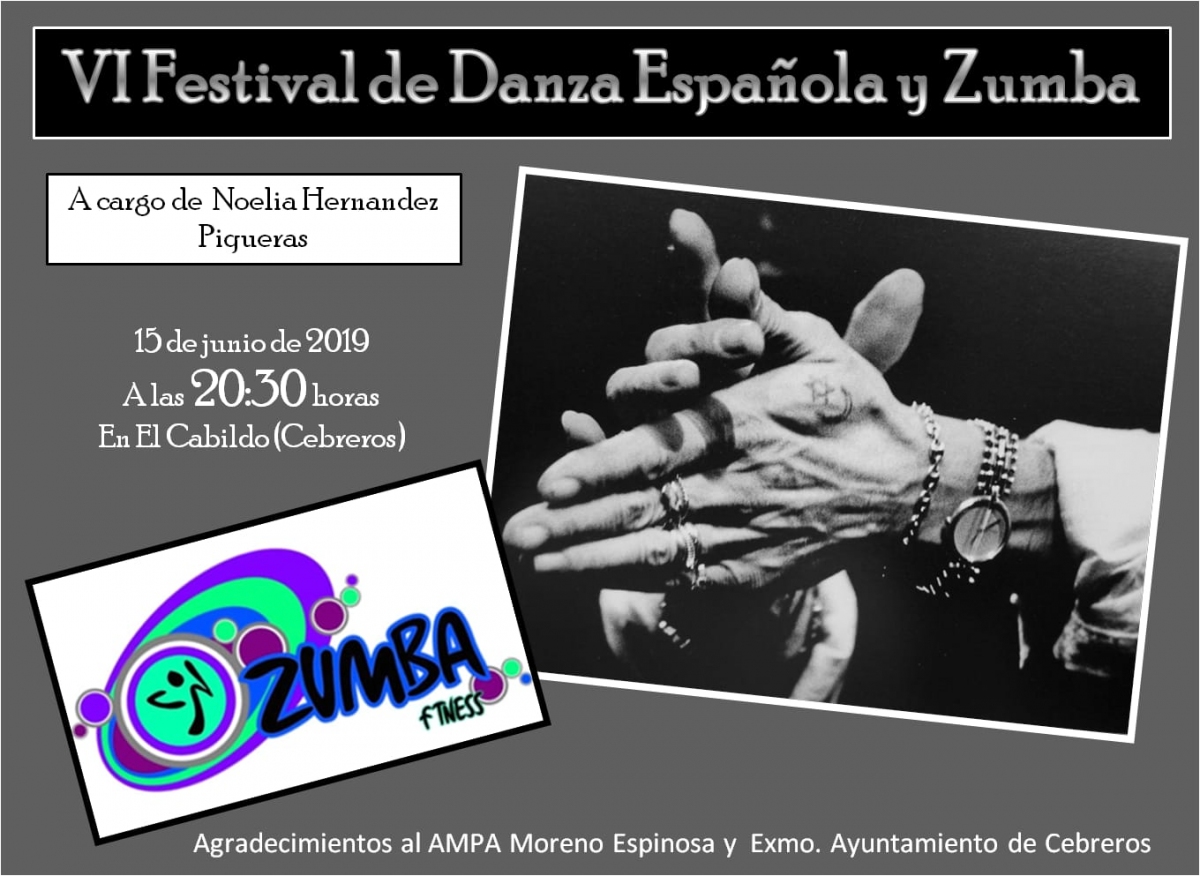 VI FESTIVAL DE DANZA ESPAÑOLA Y ZUMBA
