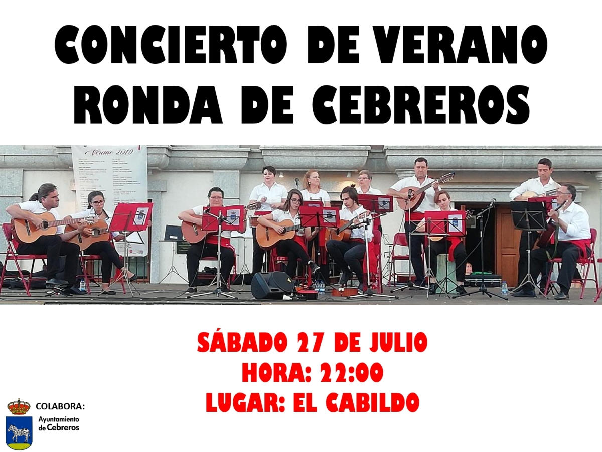 CONCIERTO DE VERANO DE LA RONDA DE CEBREROS