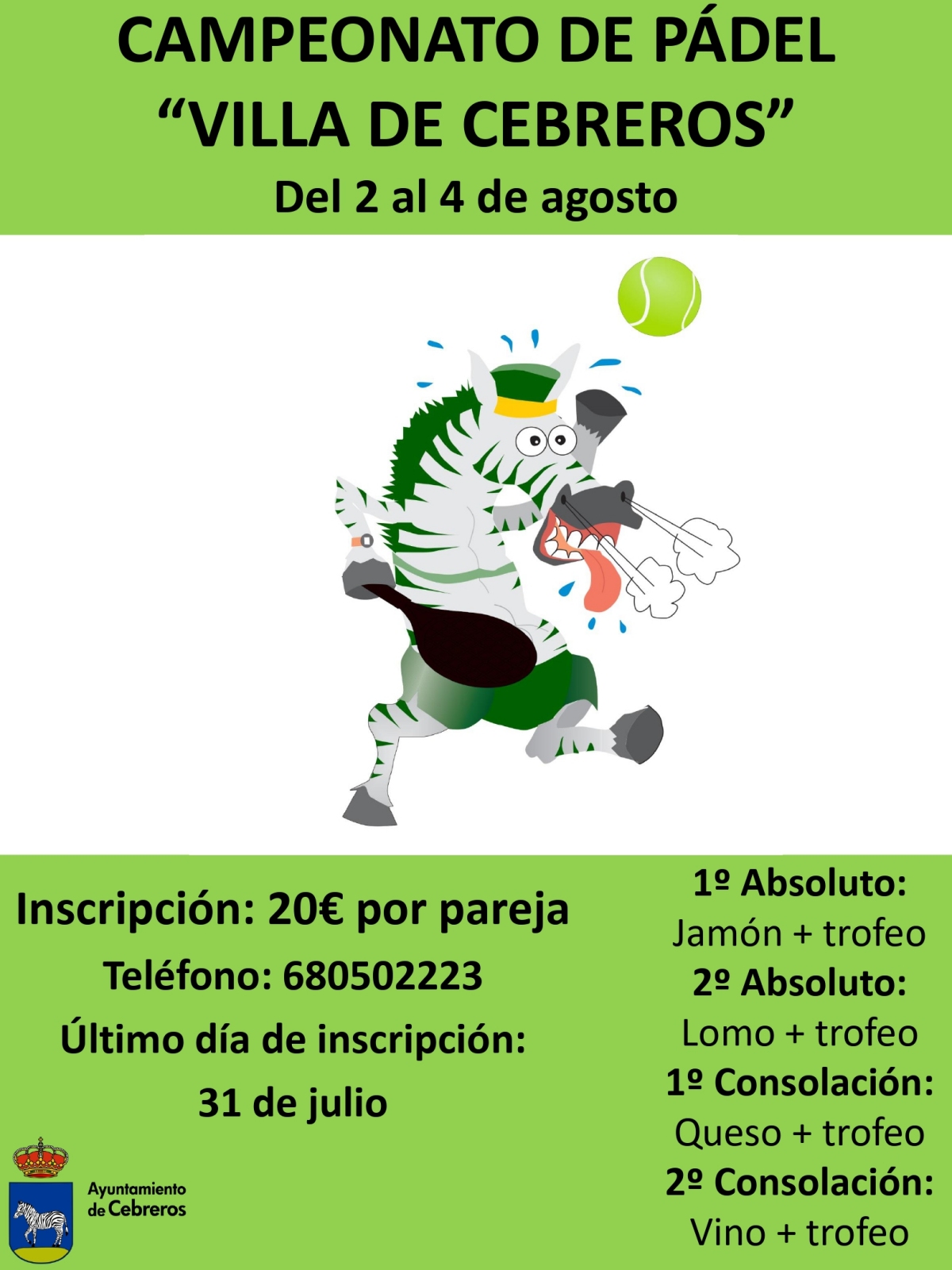 CAMPEONATO DE PÁDEL 2019