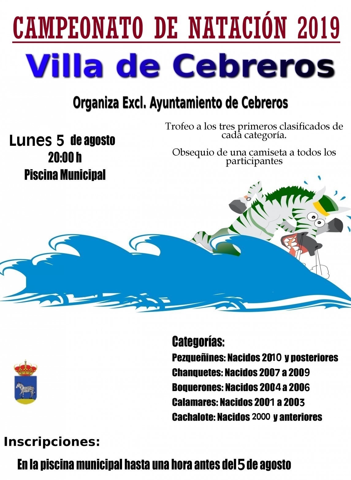 CAMPEONATO DE NATACIÓN 2019