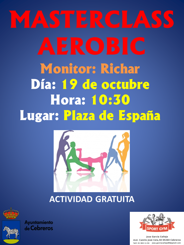 MASTERCLASS DE AEROBIC