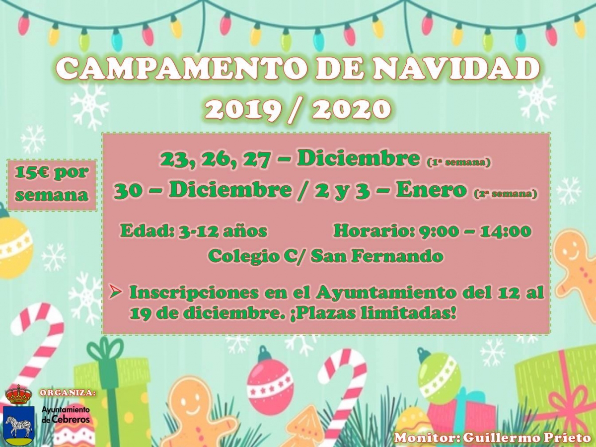 CAMPAMENTO DE NAVIDAD 2019-2020
