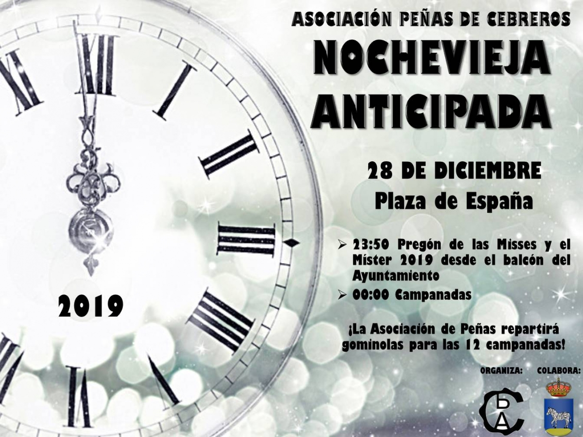 NOCHEVIEJA ANTICIPADA 2019 (ASOCIACIÓN DE PEÑAS)