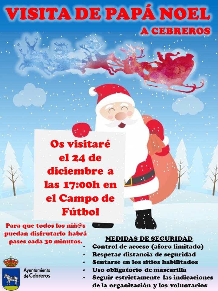 VISITA DE PAPÁ NOEL 2020