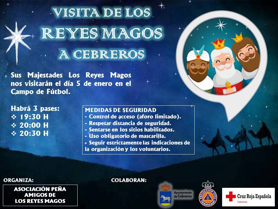 VISITA DE LOS REYES MAGOS A CEBREROS