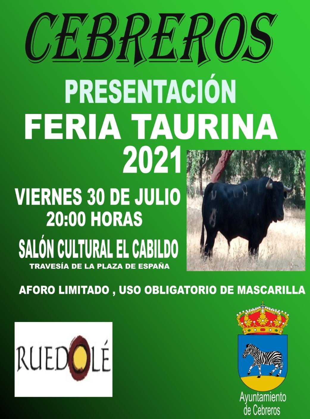 PRESENTACIÓN FERIA TAURINA 2021