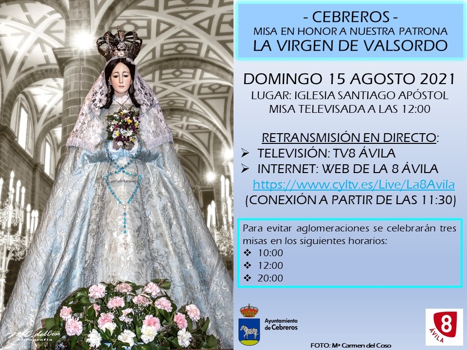 MISA TELEVISADA EN HONOR A LA VIRGEN DE VALSORDO