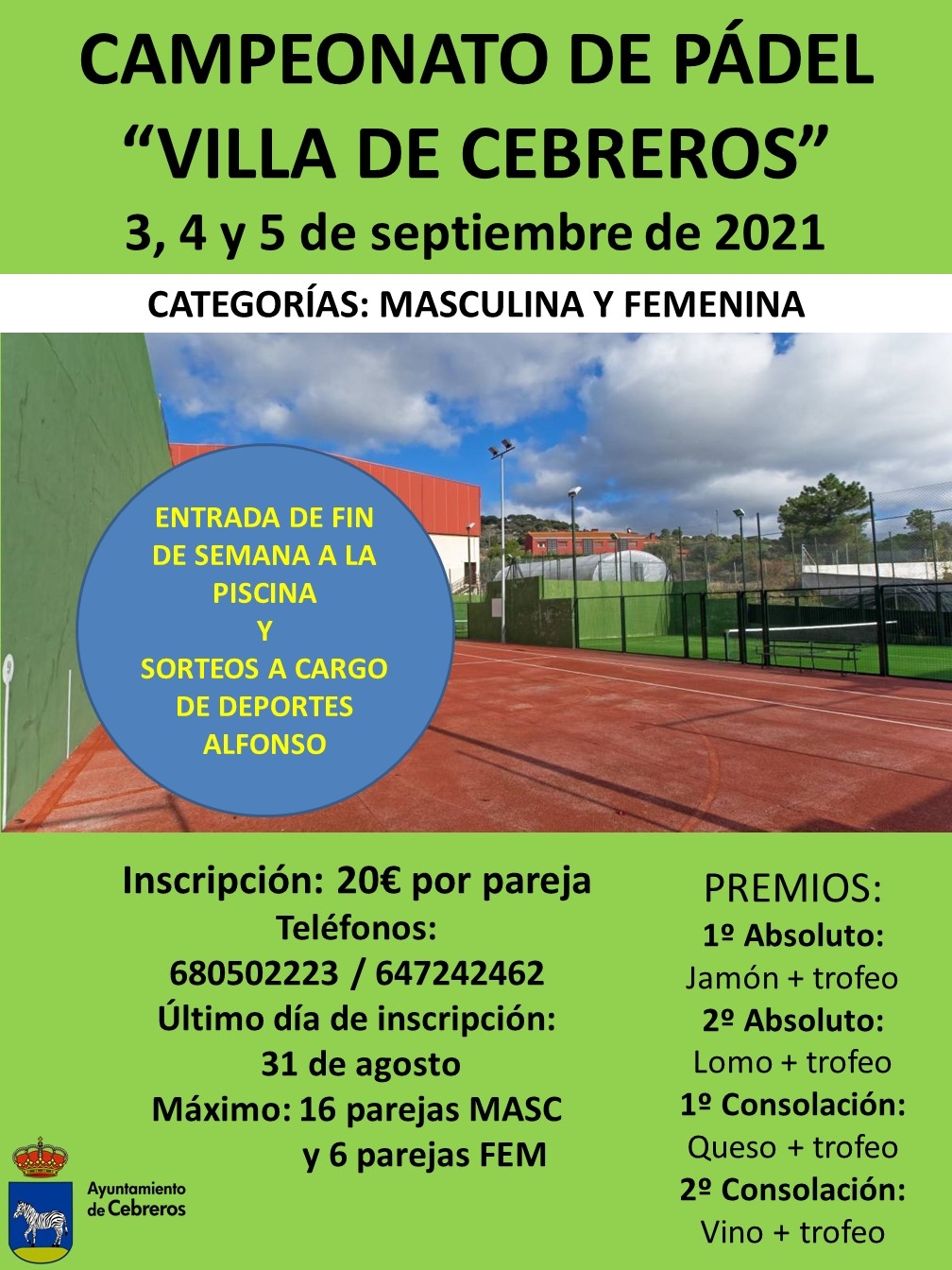 CAMPEONATO DE PÁDEL 2021