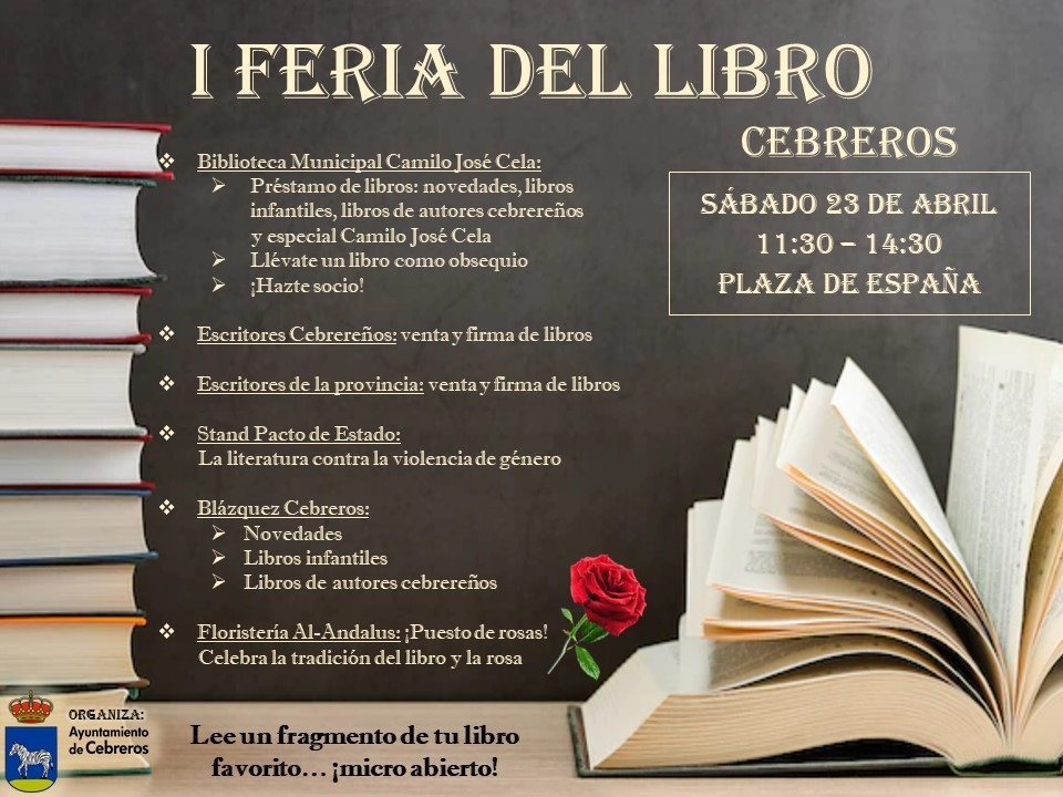 I FERIA DEL LIBRO