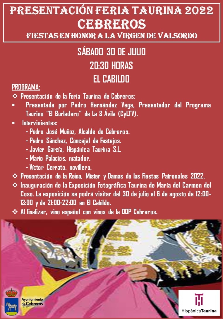 PRESENTACIÓN FERIA TAURINA 2022