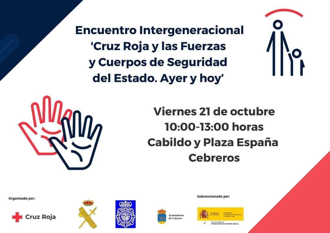 ENCUENTRO INTERGENERACIONAL CRUZ ROJA Y LAS FUERZAS Y CUERPOS DE SEGURIDAD DEL ESTADO