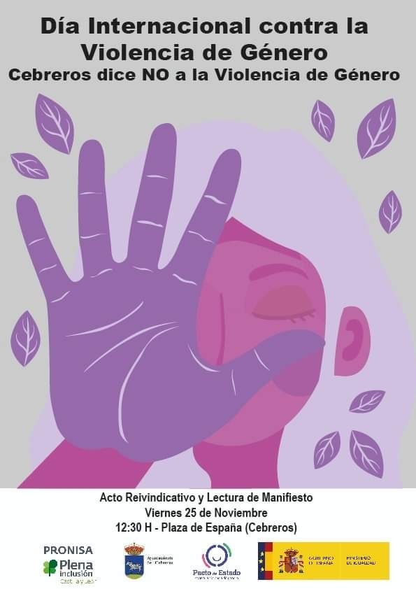 DÍA INTERNACIONAL CONTRA LA VIOLENCIA DE GÉNERO
