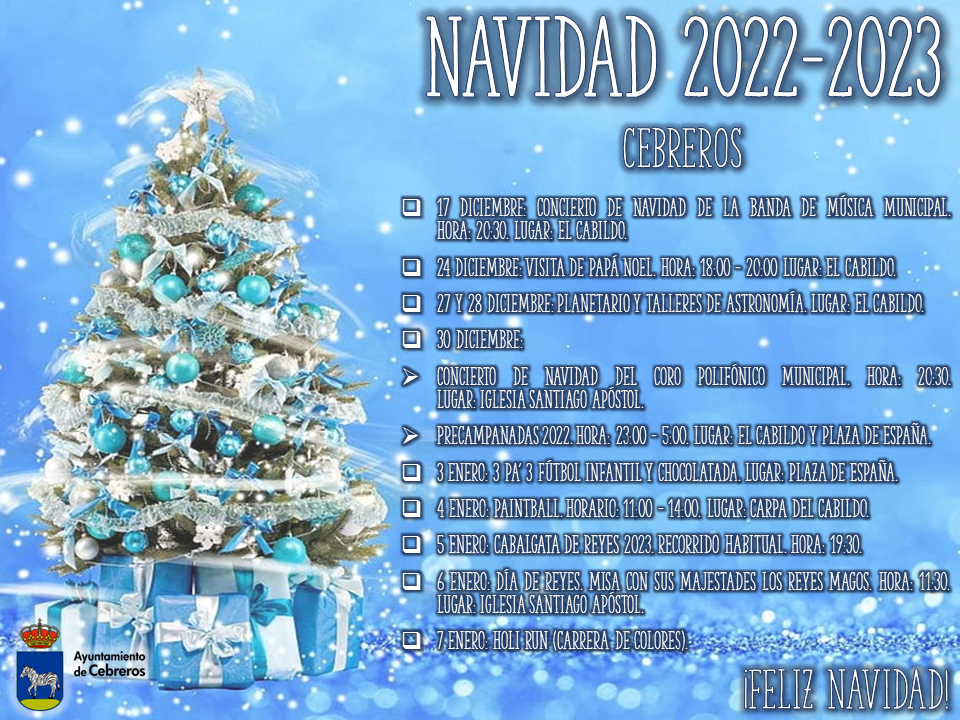 PROGRAMA DE NAVIDAD 2022-2023