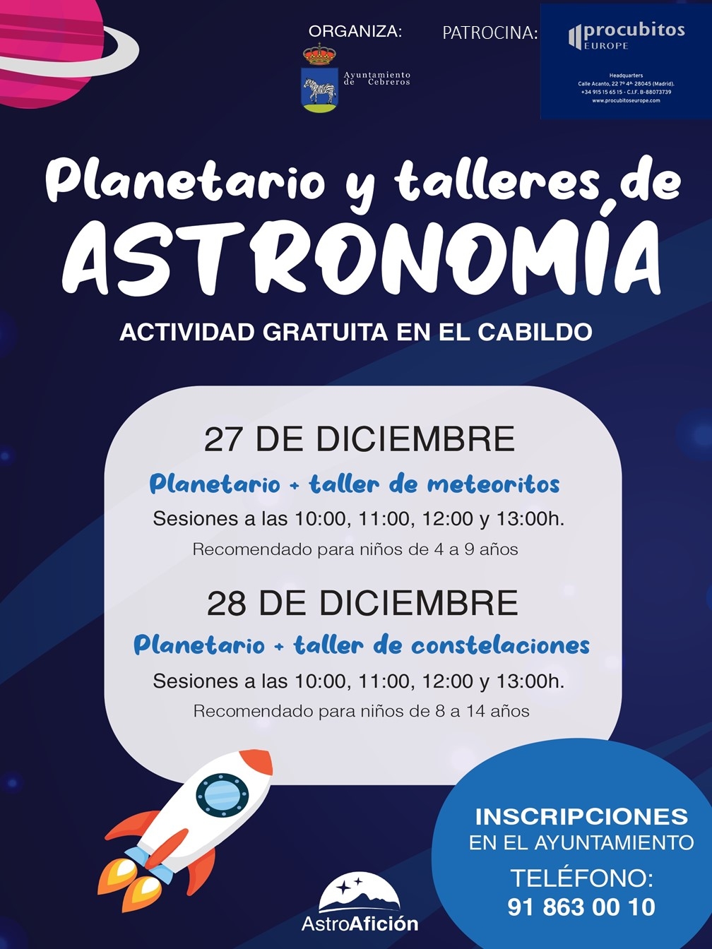 PLANETARIO Y TALLERES DE ASTRONOMÍA 2022