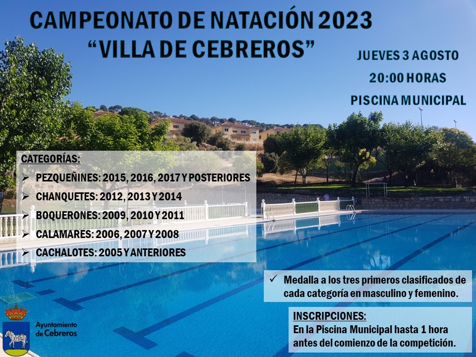 CAMPEONATO DE NATACIÓN 2023