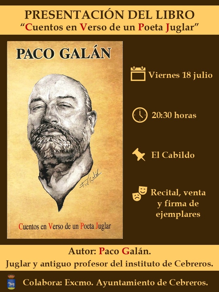 PRESENTACIÓN DEL LIBRO DE PACO GALÁN