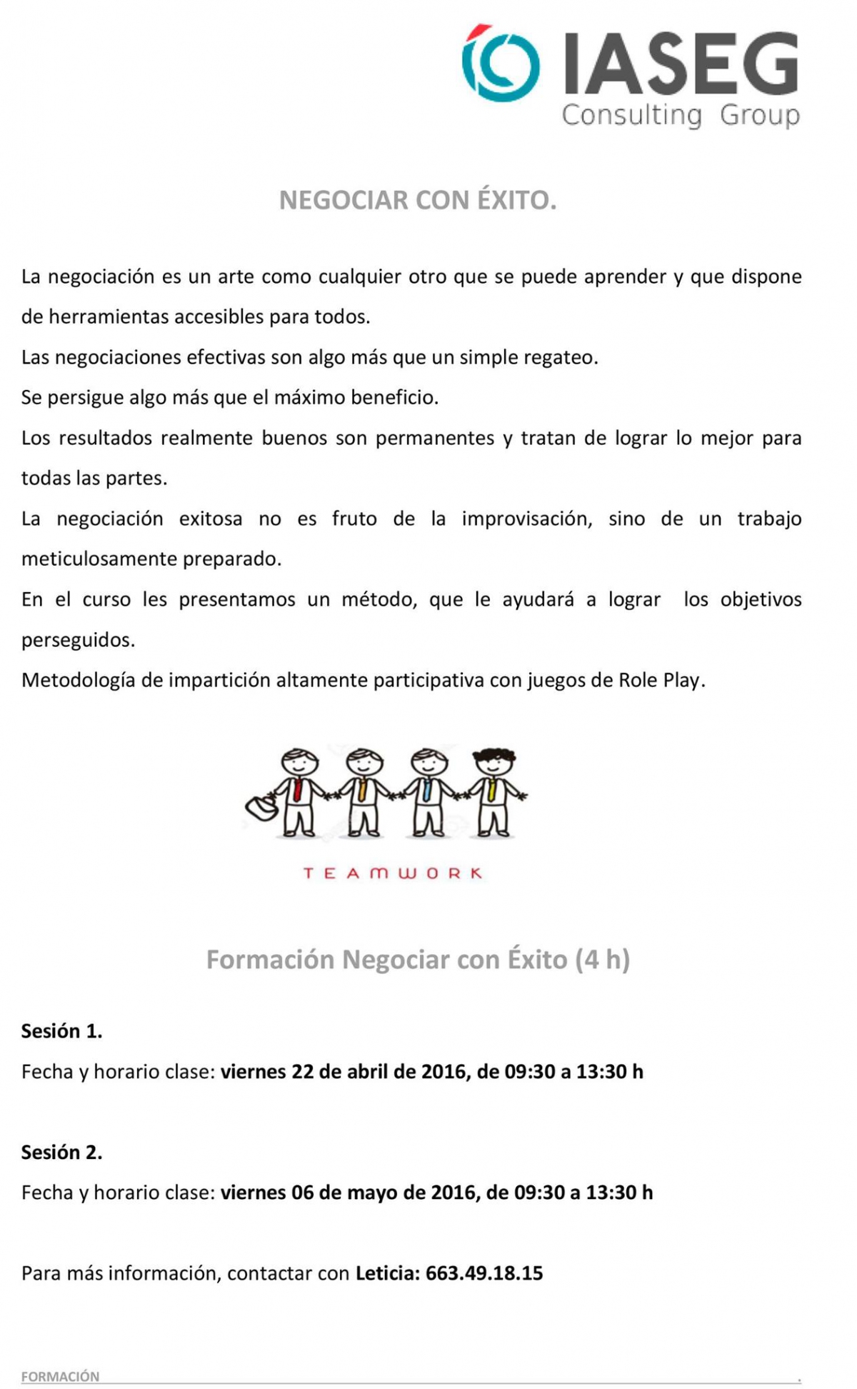 FORMACIÓN: