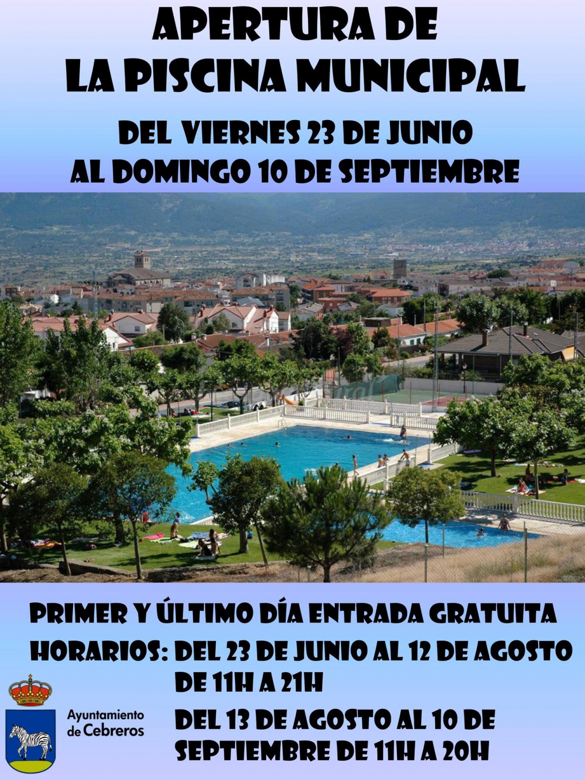 APERTURA PISCINA MUNICIPAL