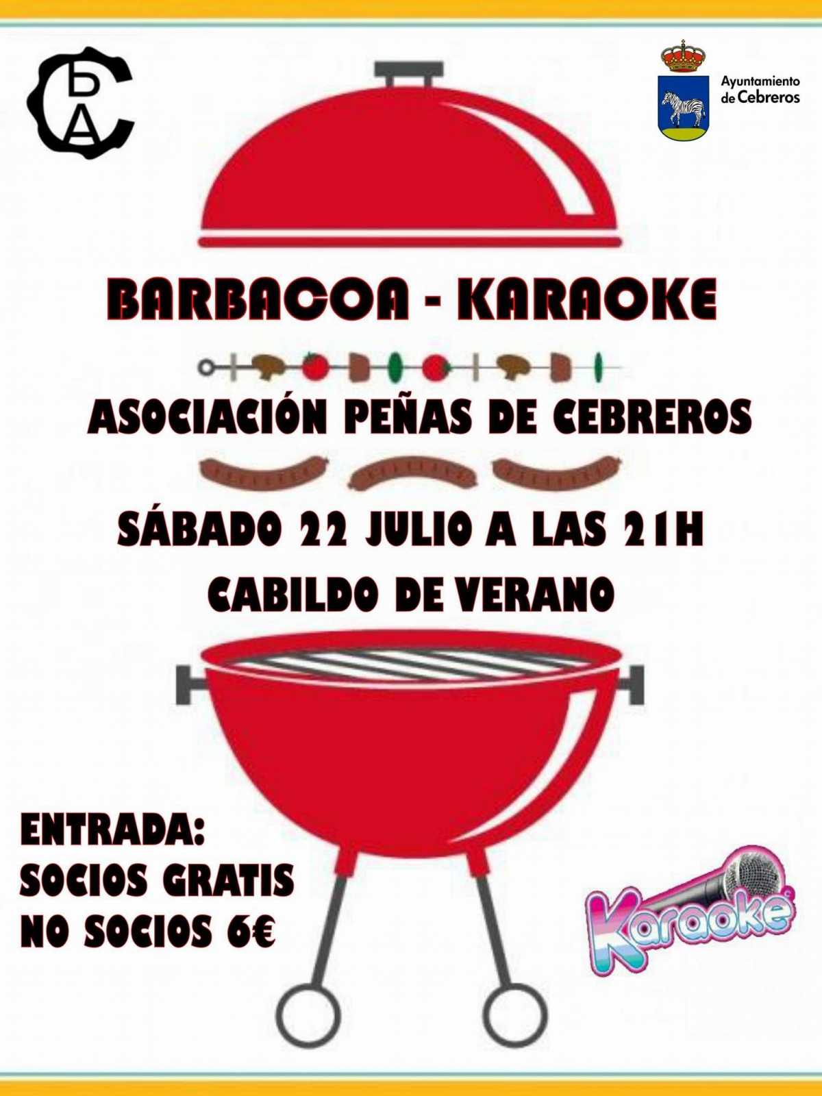 BARBACOA-KARAOKE ASOCIACIÓN PEÑAS DE CEBREROS