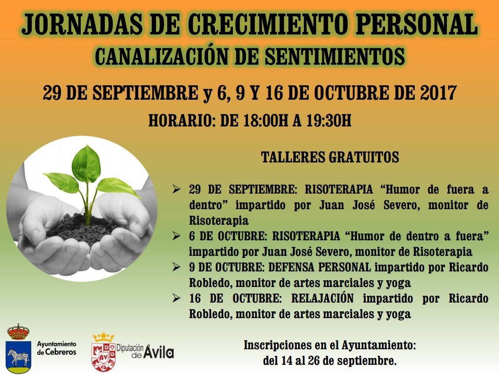 JORNADAS DE CRECIMIENTO PERSONAL