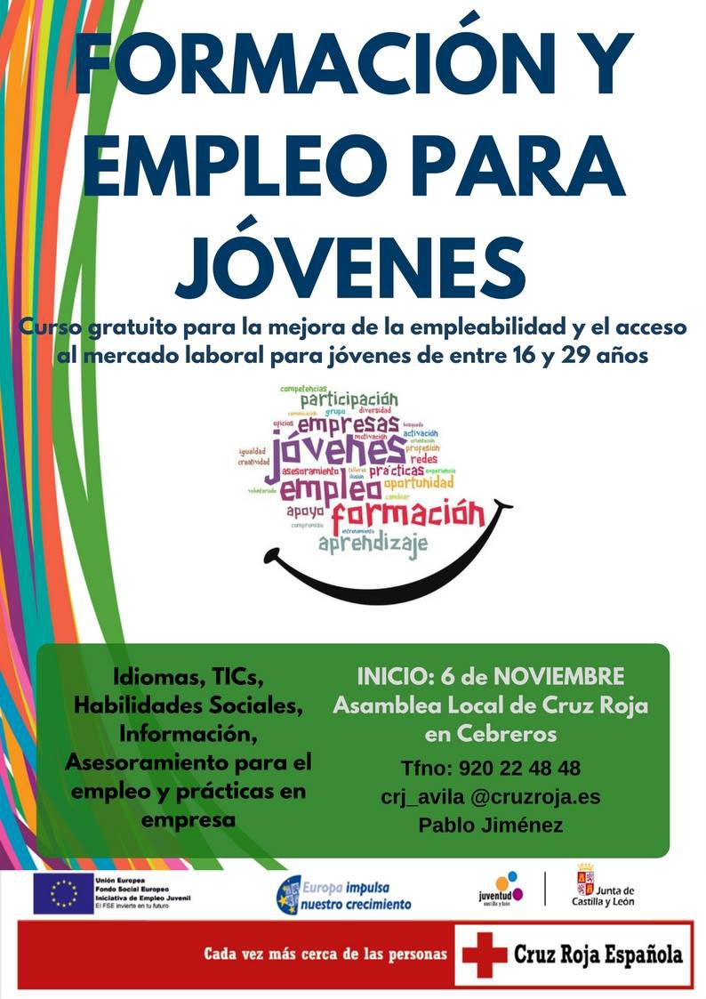 FORMACIÓN Y EMPLEO PARA JÓVENES (CRUZ ROJA)