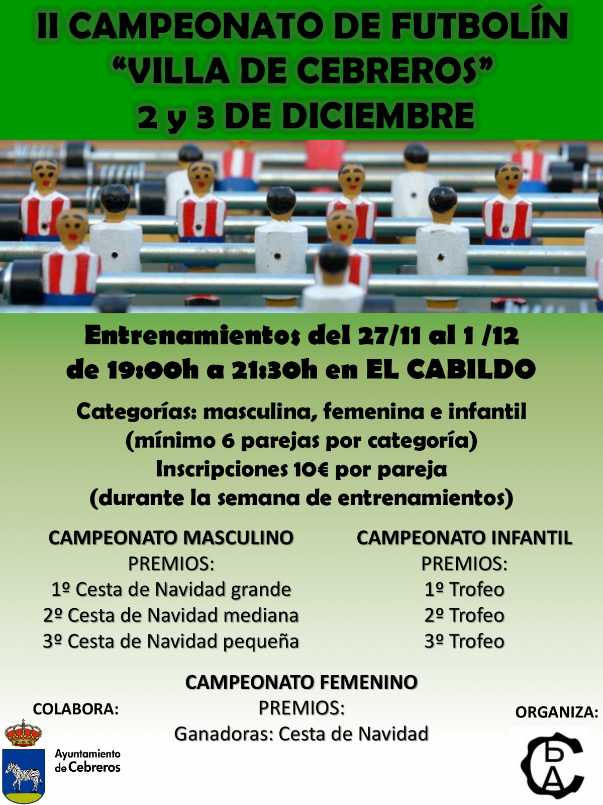 II CAMPEONATO DE FUTBOLÍN 