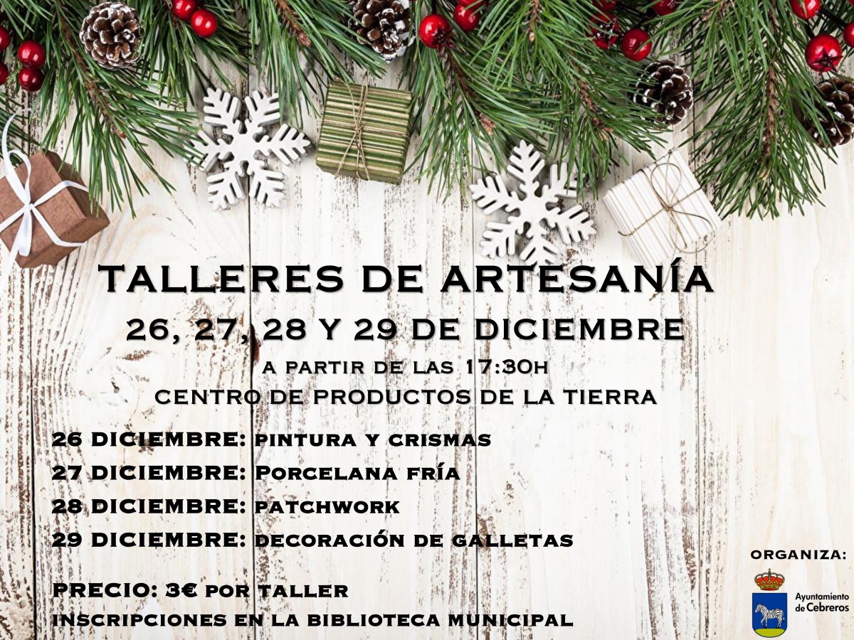 TALLERES DE ARTESANÍA