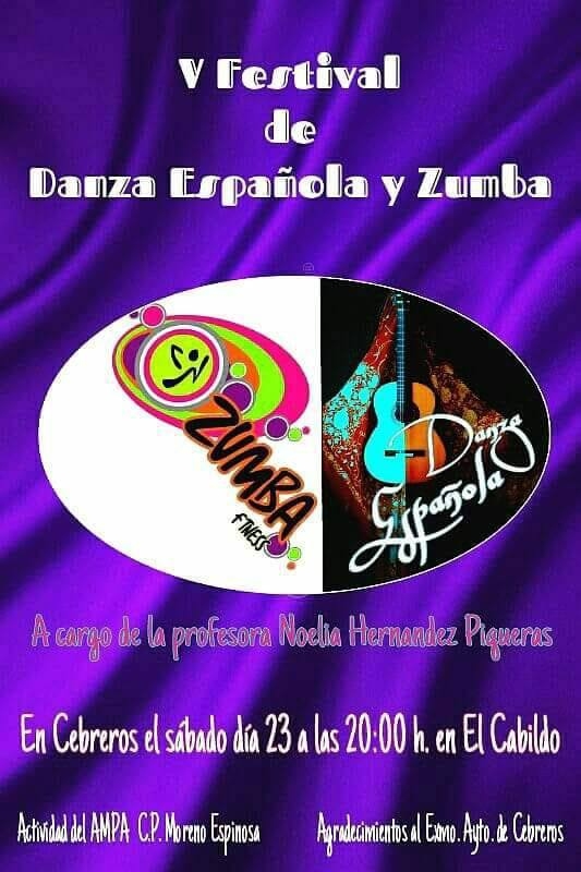 V FESTIVAL DE DANZA ESPAÑOLA Y ZUMBA