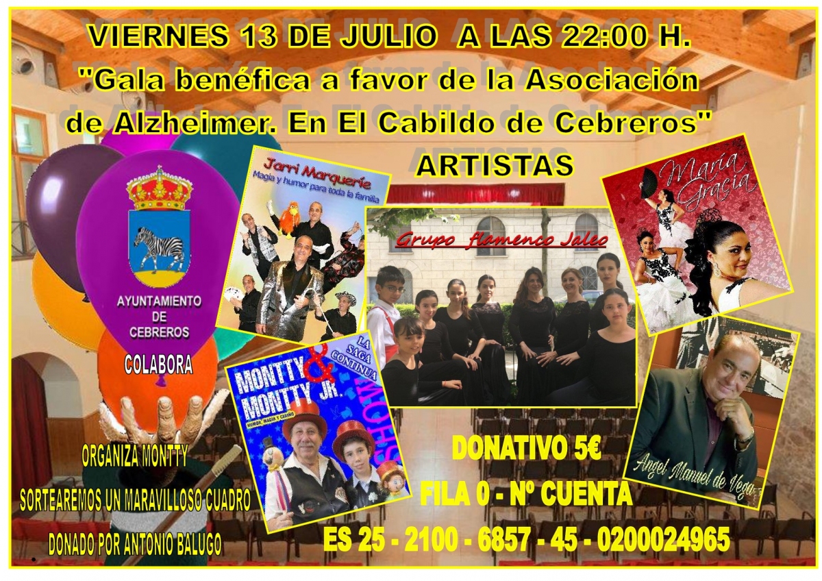 GALA ASOCIACIÓN DE ALZHEIMER DE CEBREROS