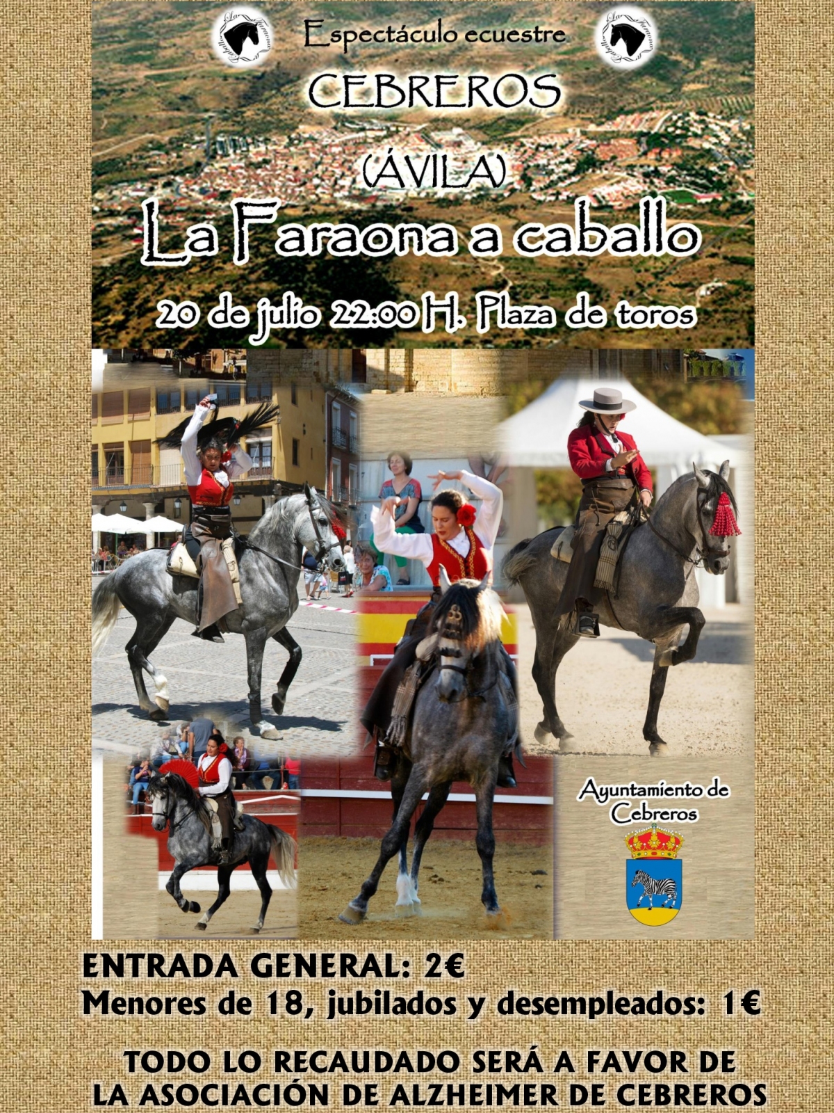 ESPECTÁCULO ECUESTRE: LA FARAONA A CABALLO