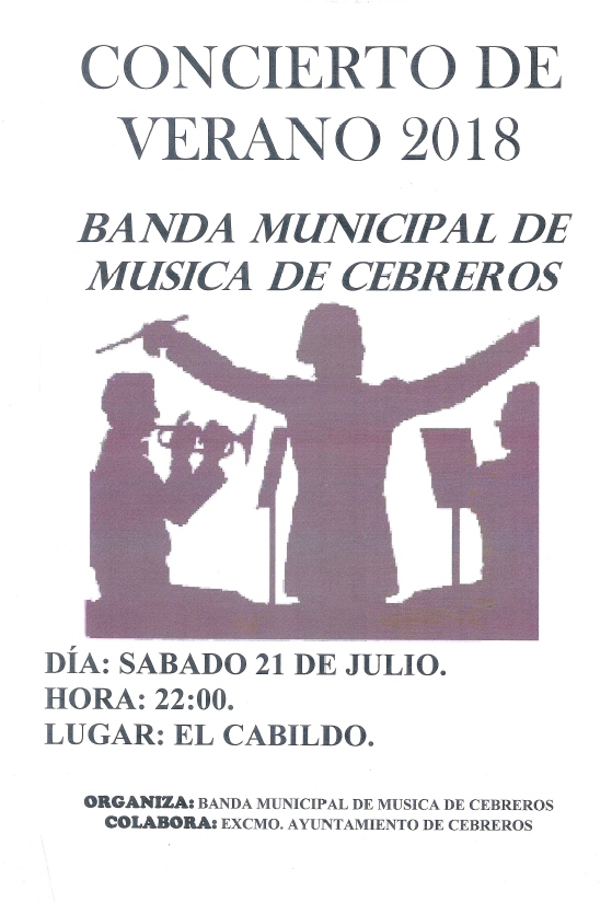 CONCIERTO DE VERANO DE LA BANDA MUNICIPAL DE MÚSICA