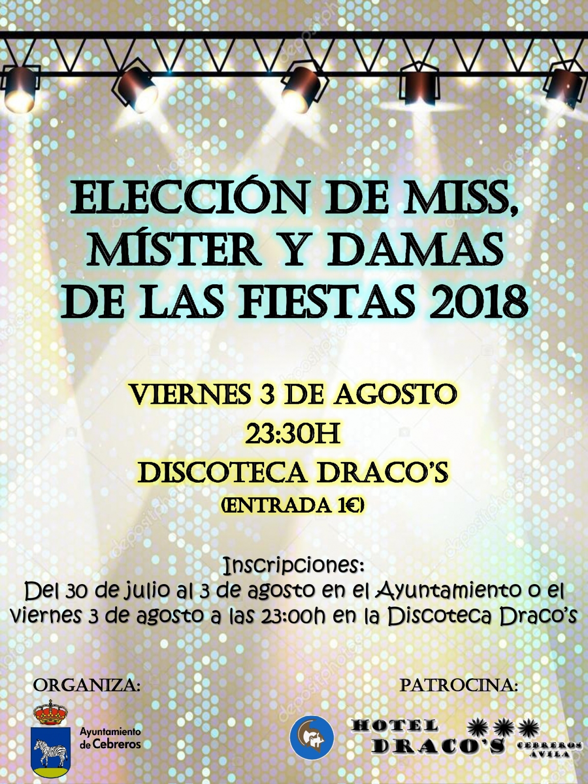 ELECCIÓN DE MISS, MISTER Y DAMAS DE LAS FIESTAS 2018
