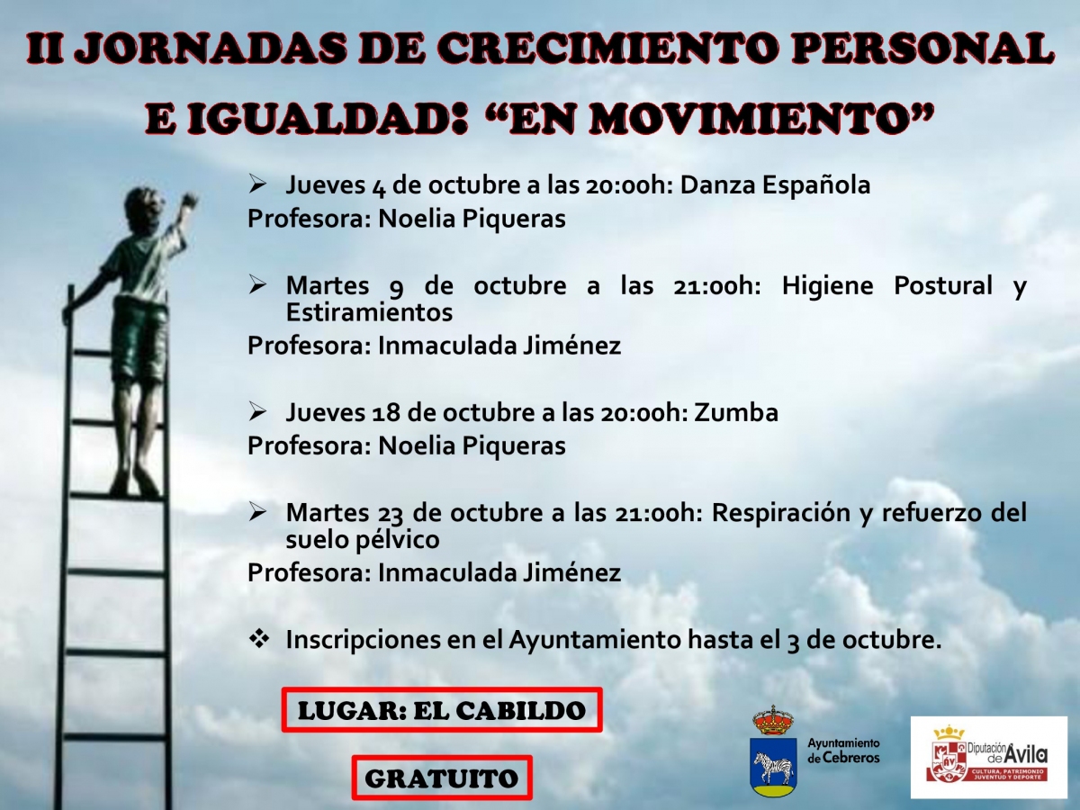 II JORNADAS DE CRECIMIENTO PERSONAL E IGUALDAD