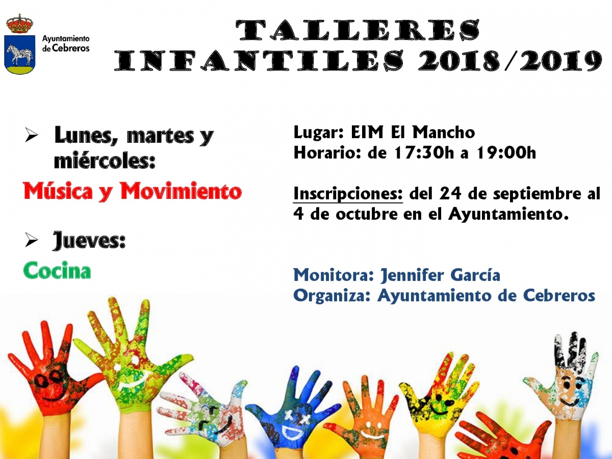 TALLERES INFANTILES 2018/2019