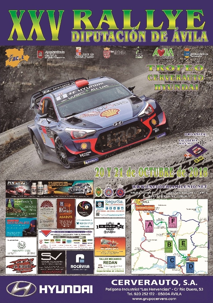 XXV RALLYE DIPUTACIÓN DE ÁVILA