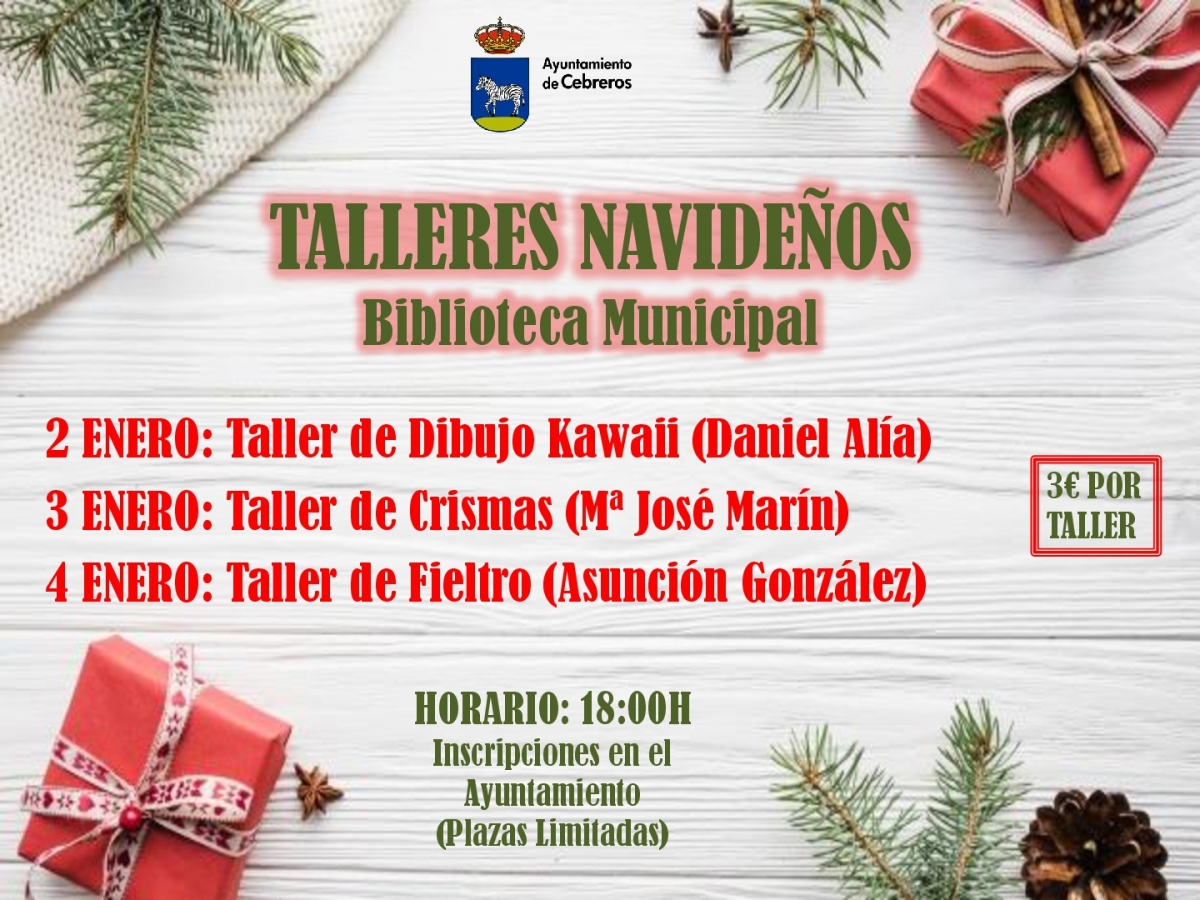 TALLERES NAVIDEÑOS 2019