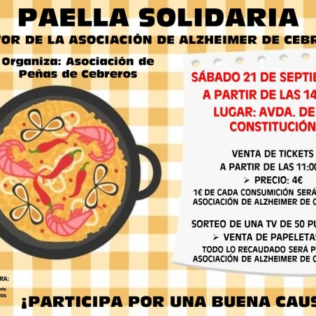 Paella solidaria penas 20191