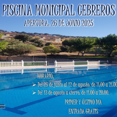 Apertura piscina 20251