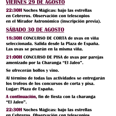 Programa vendimia 2025 2