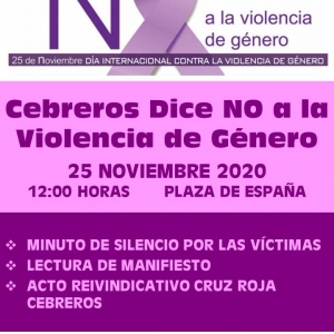 Cebreros dice no a la violencia de genero 20201