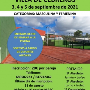 Campeonato de padel 2021 mod