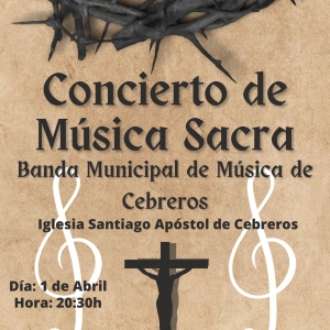 Poster cartel semana santa sencillo marron y negro1