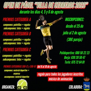 Open de padel 20231