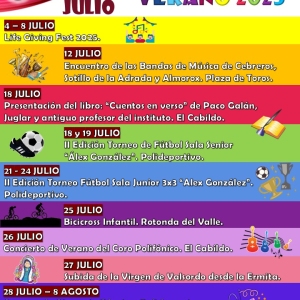 Programa verano 2025 julio2