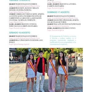 Programa fiestas 2