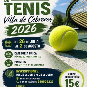 Campeonato de tenis 20261
