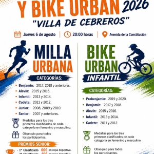 Milla urbana y bike urban 20261