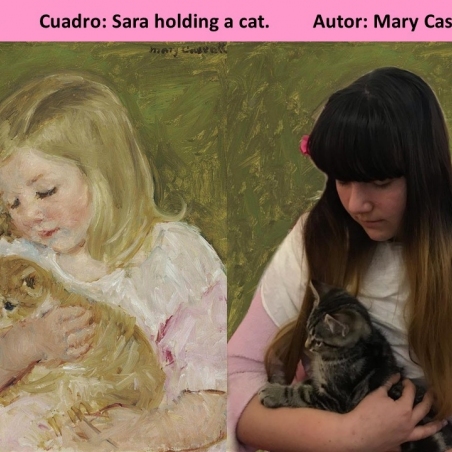 4. sara holding a cat