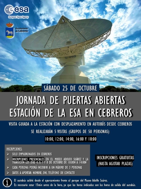 JORNADA DE PUERTAS ABIERTAS ESTACIÓN DE LA ESA